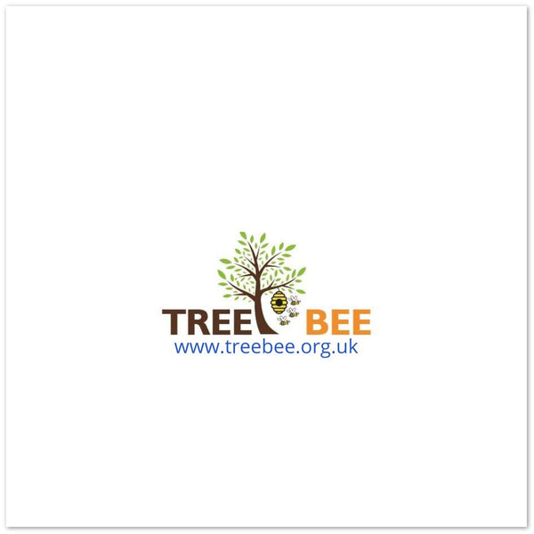 TreeBee-Gran (Queen) Bee-note-let blank no message eco-friendly biodegradable greeting cards