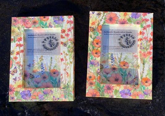 Handcrafted Decoupage Picture Frame