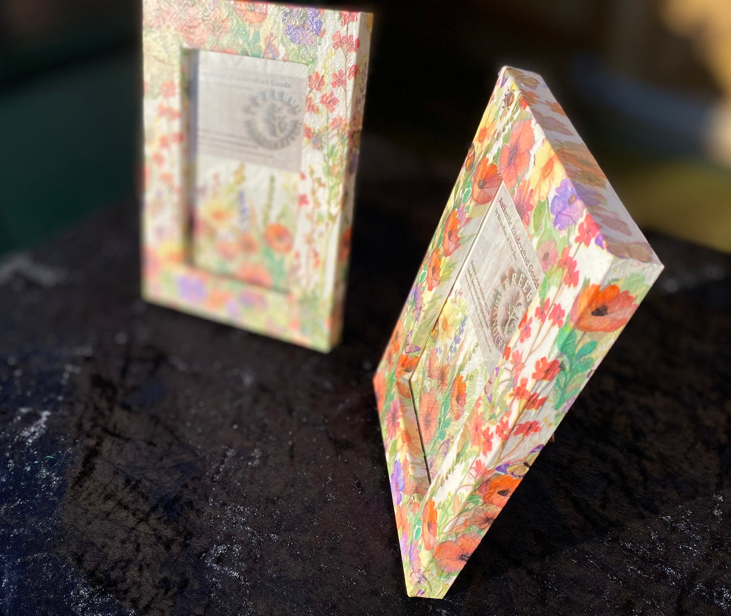 Handcrafted Decoupage Picture Frame