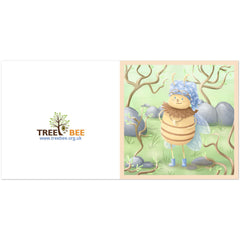 TreeBee-Andy Bee-note-let blank no message eco-friendly biodegradable greeting cards