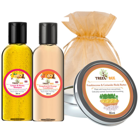Shampoo, Conditioner and Body Butter Gift Set