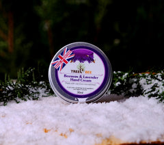 TreeBee 100% Natural Lavender Hand Cream Beeswax - 30ml